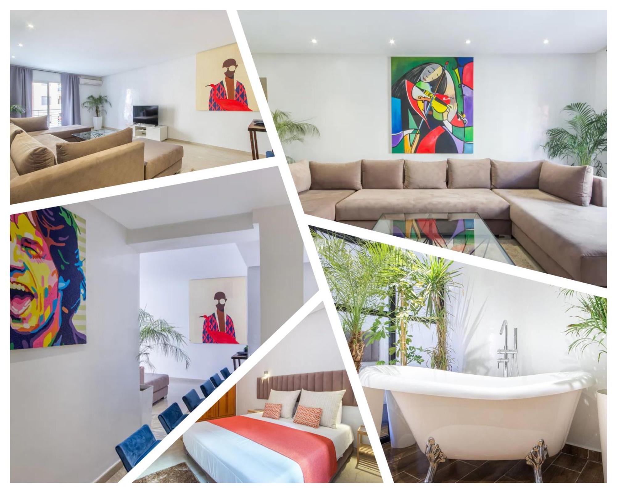 Appartement Groupe 3 Chambres Marrakesh Esterno foto